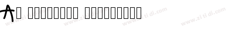 AG ParisX_P Heavy字体转换